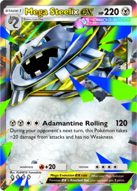 Mega Steelix ex (52) — Crimson Blaze