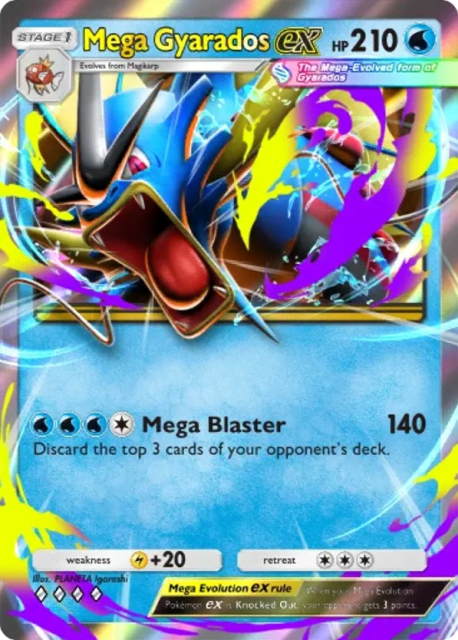 Mega Gyarados ex (52) — Mega Rising