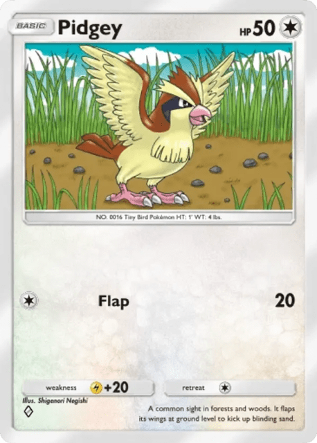 Pidgey (272) — Deluxe Pack ex