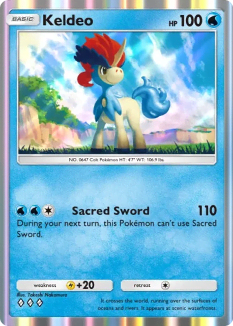 Keldeo (70) — Mega Rising