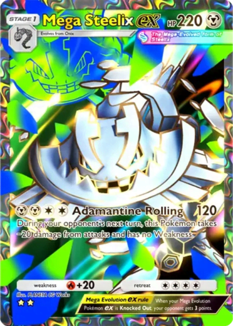 Mega Steelix ex (80) — Crimson Blaze