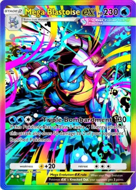 Mega Blastoise ex (84) — Crimson Blaze