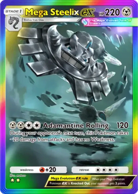 Mega Steelix ex (86) — Crimson Blaze