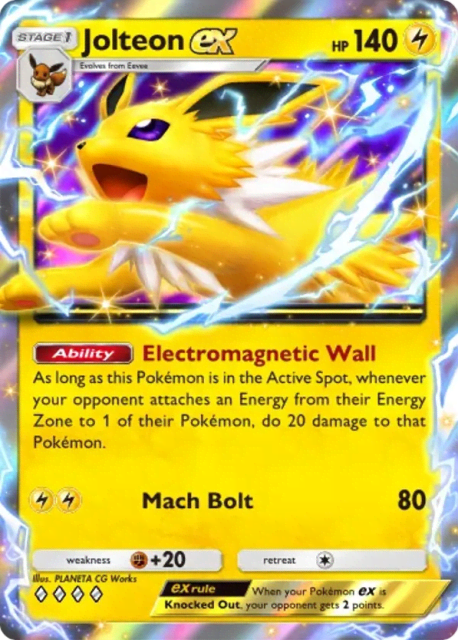 Jolteon ex (81) — Mega Rising