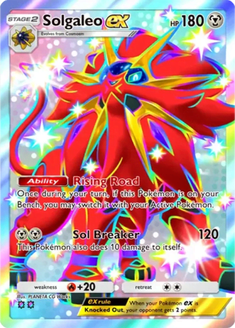 Solgaleo ex (101) — Crimson Blaze