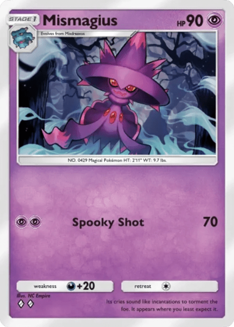 Mismagius (100) — Mega Rising
