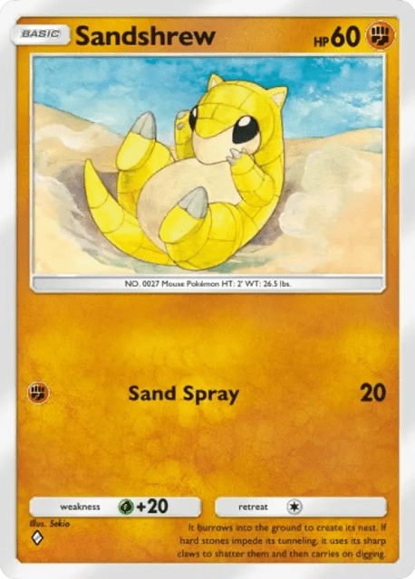 Sandshrew (122) — Mega Rising
