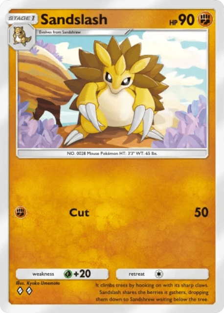 Sandslash (123) — Mega Rising