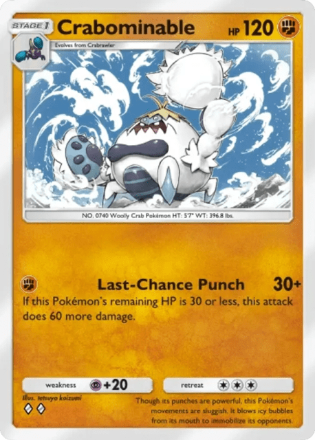 Crabominable (140) — Mega Rising