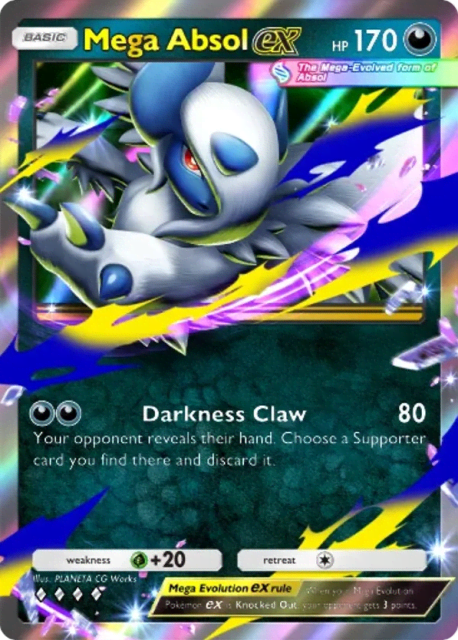Mega Absol ex (151) — Mega Rising