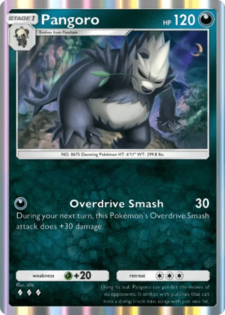 Pangoro (158) — Mega Rising