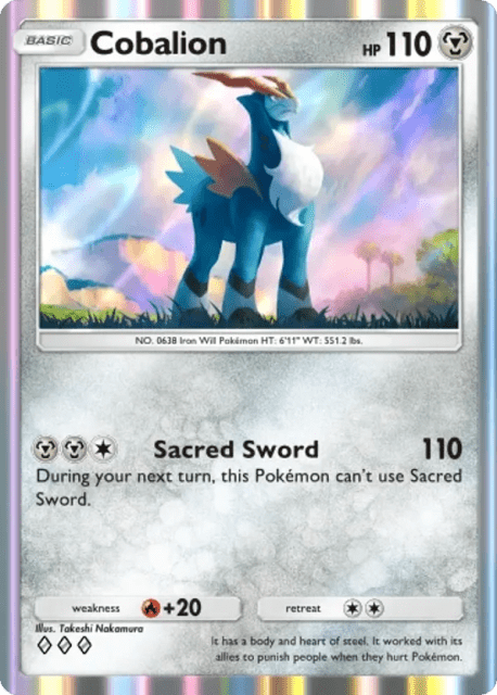 Cobalion (169) — Mega Rising