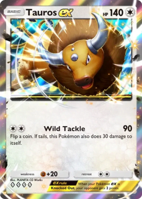 Tauros ex (183) — Mega Rising