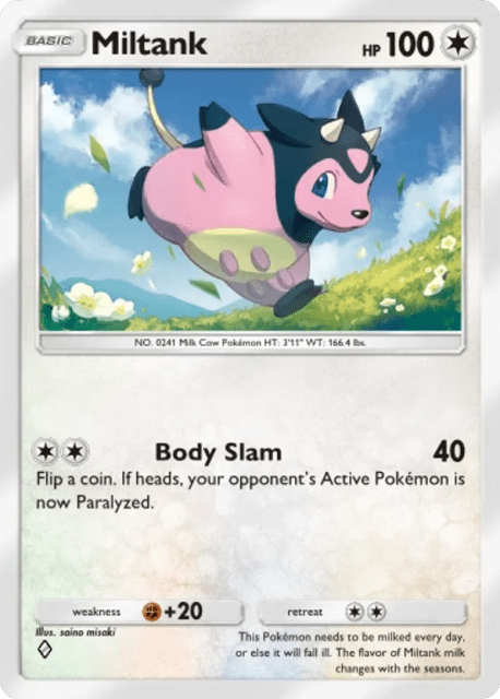 Miltank (187) — Mega Rising