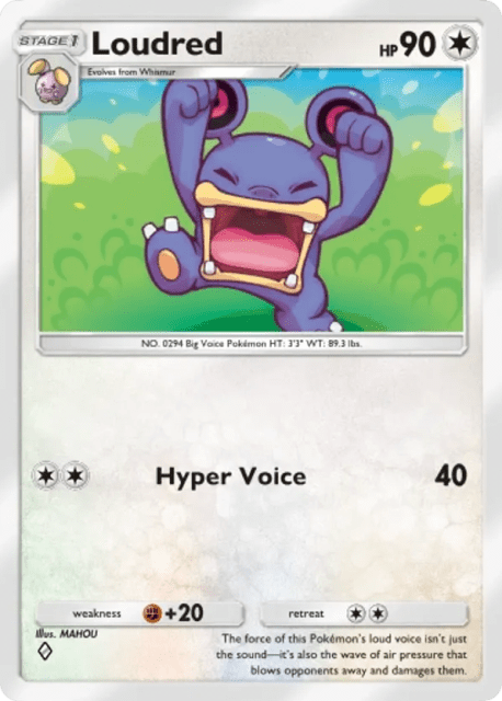 Loudred (191) — Mega Rising