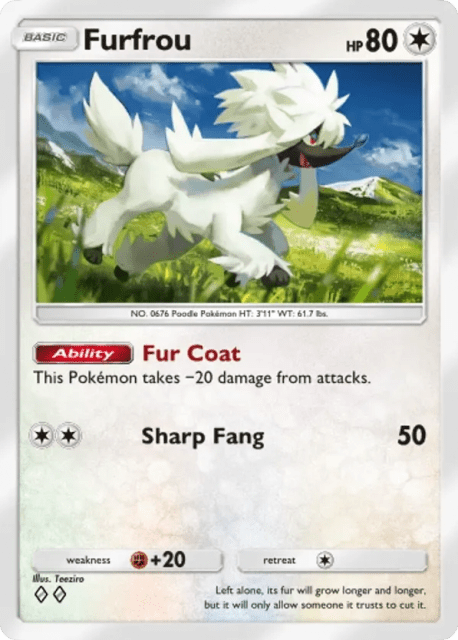 Furfrou (206) — Mega Rising
