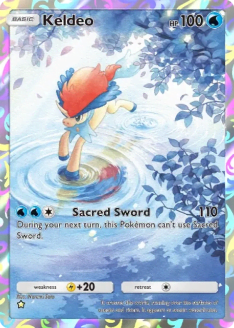 Keldeo (235) — Mega Rising