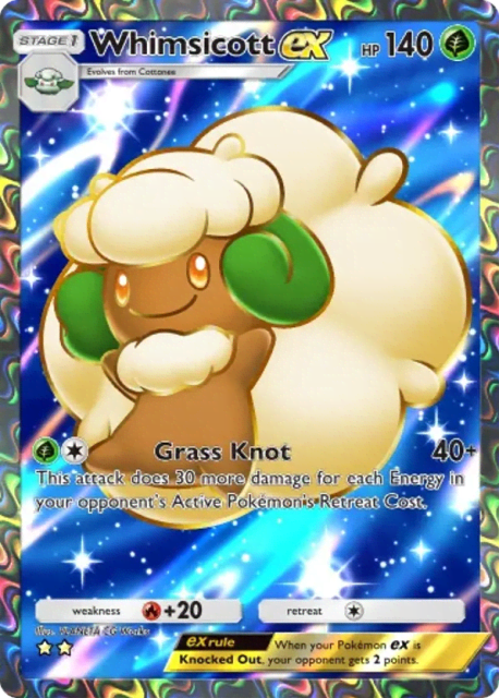 Whimsicott ex (252) — Mega Rising