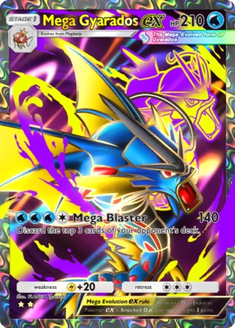 Mega Gyarados ex (255) — Mega Rising