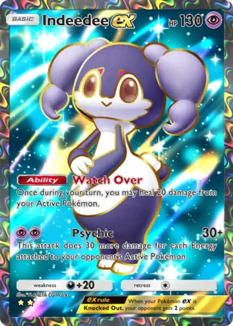 Indeedee ex (260) — Mega Rising