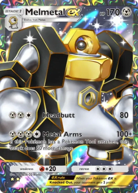 Melmetal ex (264) — Mega Rising