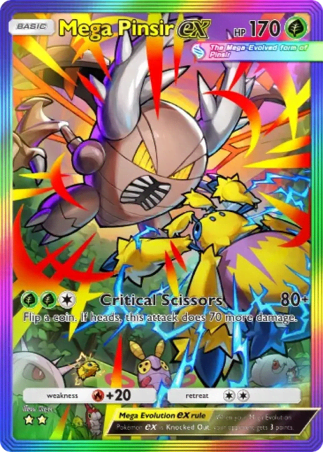 Mega Pinsir ex (272) — Mega Rising