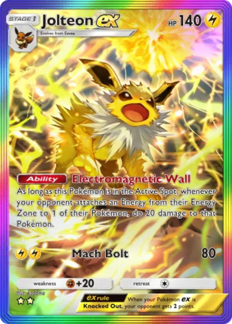 Jolteon ex (276) — Mega Rising