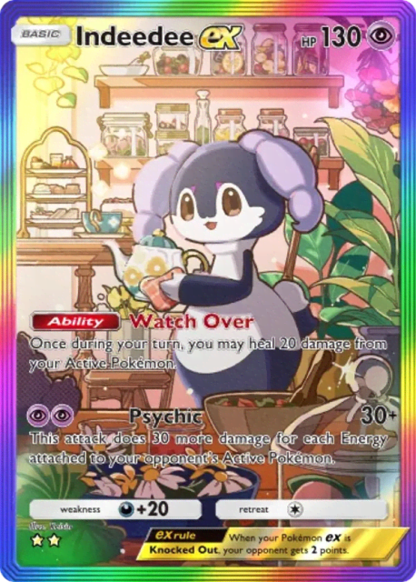 Indeedee ex (278) — Mega Rising