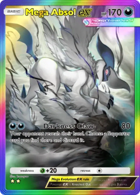 Mega Absol ex (280) — Mega Rising