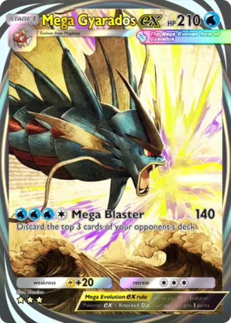 Mega Gyarados ex (285) — Mega Rising
