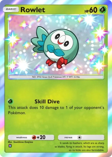 Rowlet (290) — Mega Rising