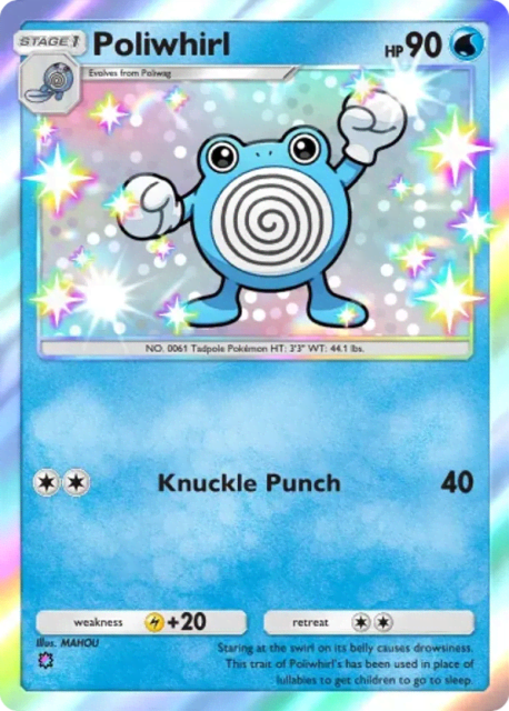 Poliwhirl (296) — Mega Rising