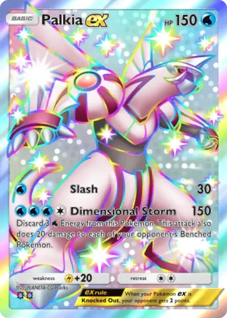 Palkia ex (319) — Mega Rising