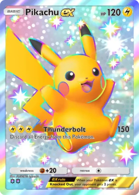 Pikachu ex (321) — Mega Rising