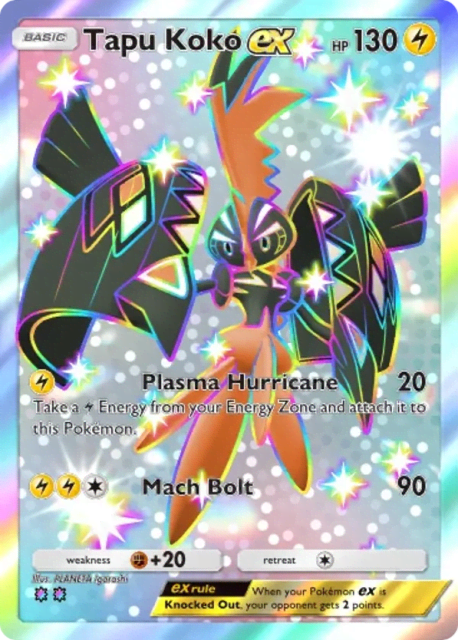 Tapu Koko ex (322) — Mega Rising
