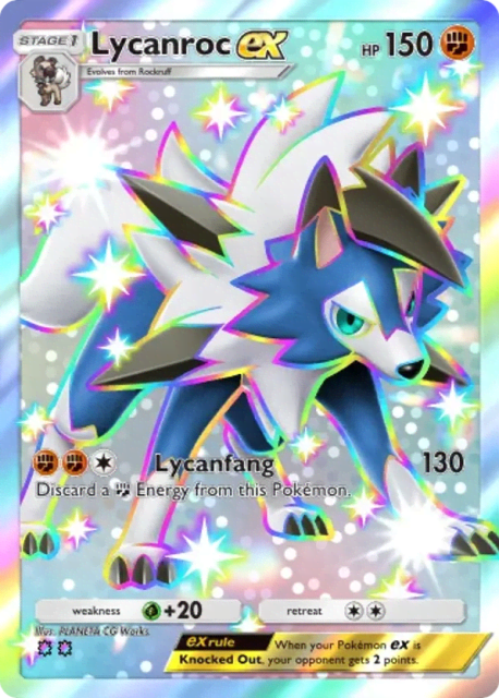 Lycanroc ex (323) — Mega Rising