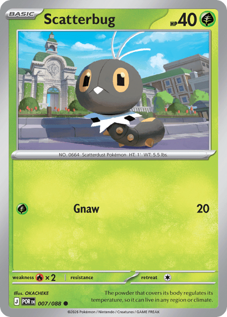 Scatterbug (Reverse Holofoil) (7) — Perfect Order