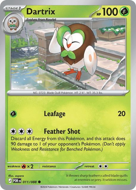 Dartrix (Reverse Holofoil) (11) — Perfect Order