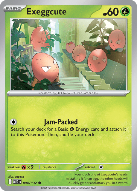 Exeggcute (4) — Mega Evolution