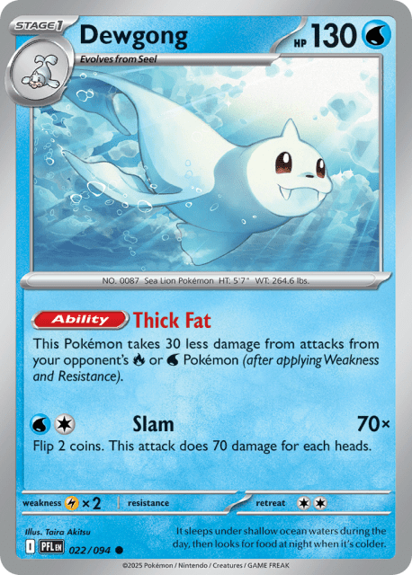 Dewgong (22) — Phantasmal Flames