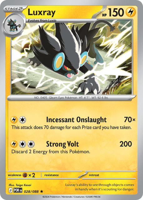 Luxray (Holofoil) (28) — Perfect Order