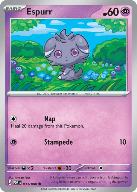 Espurr (Reverse Holofoil) (33) — Perfect Order