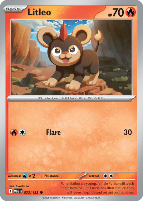 Litleo (23) — Mega Evolution