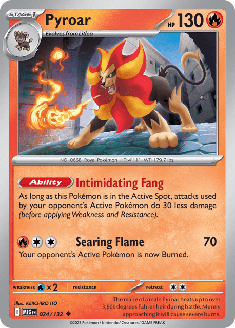 Pyroar (24) — Mega Evolution