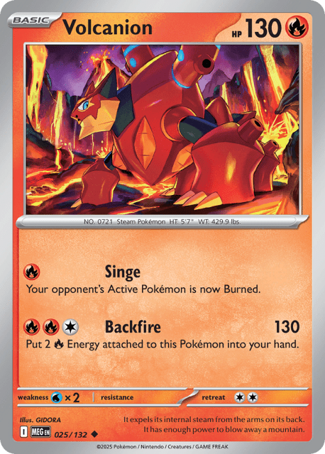Volcanion (25) — Mega Evolution