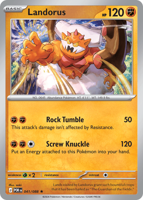 Landorus (Holofoil) (41) — Perfect Order