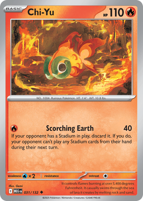 Chi-Yu (Reverse Holofoil) (31) — Mega Evolution