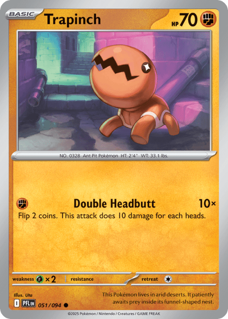 Trapinch (51) — Phantasmal Flames