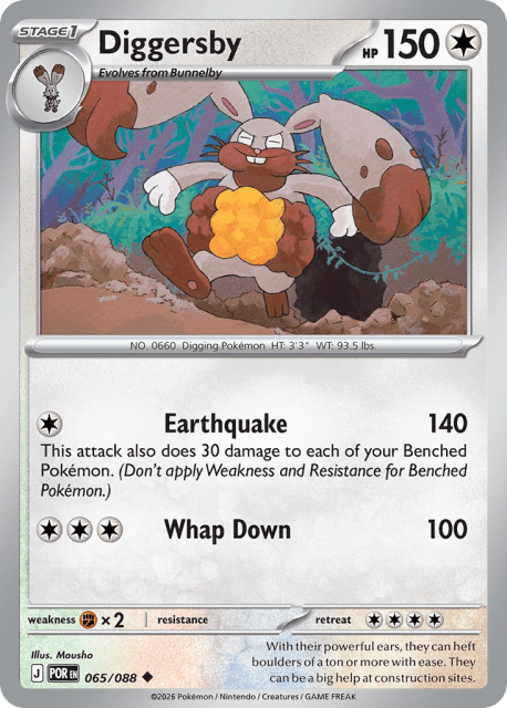 Diggersby (Reverse Holofoil) (65) — Perfect Order