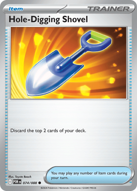 Hole-Digging Shovel (Reverse Holofoil) (74) — Perfect Order